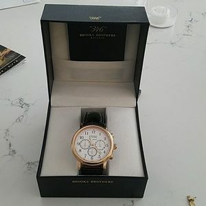 Brooks Brothers Mens Rose Gold Watch